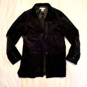 Vintage Newport News black corduroy blazer, size 8